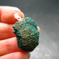 Dioptase Crystal Silver Pendant from Congo - 4.50 Grams - 1.1"