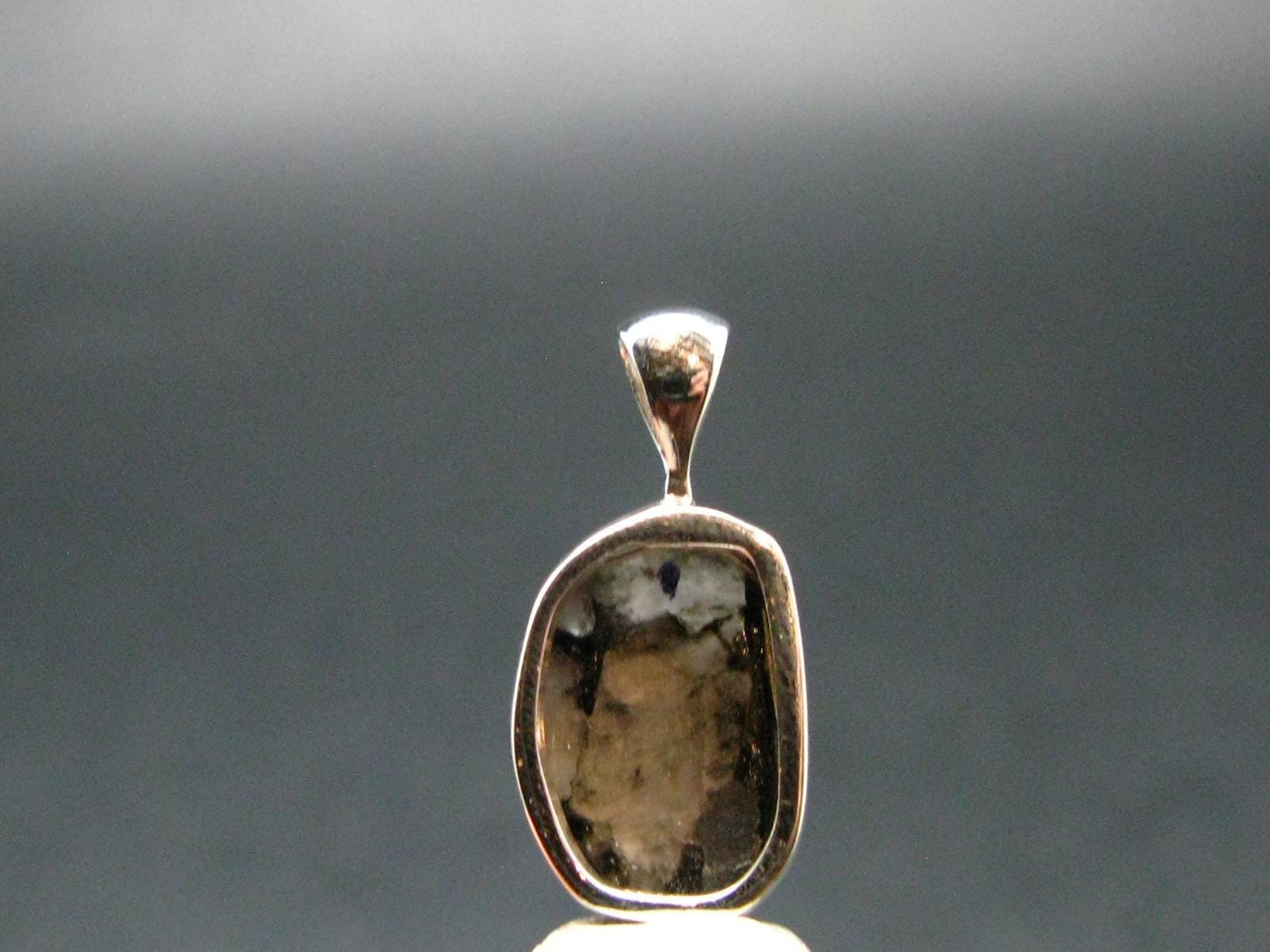 Phenakite Phenacite Crystal Silver Pendant From Brazil - 0.8" - 1.77 Grams