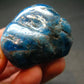 Neon Blue Apatite Tumbled Stone from Madagascar 42.43 Grams - 1.5"