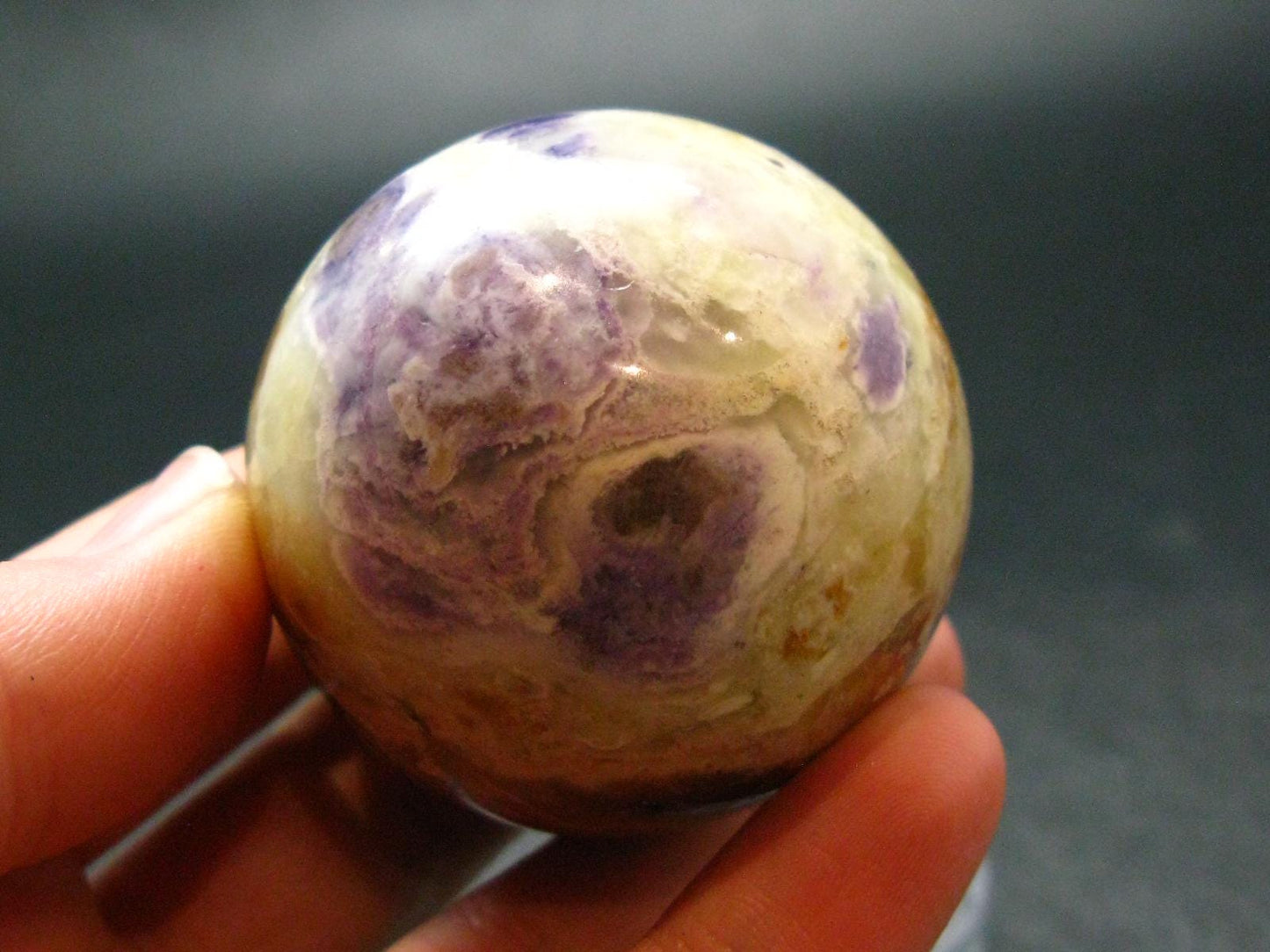 Natural Tiffany Stone Violet Opal polished Sphere Ball from USA - 1.6" - 102.24 Grams