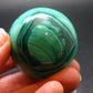 Amazing Rich Vivid Vibrant Green Malachite Sphere Ball From Congo - 1.6"