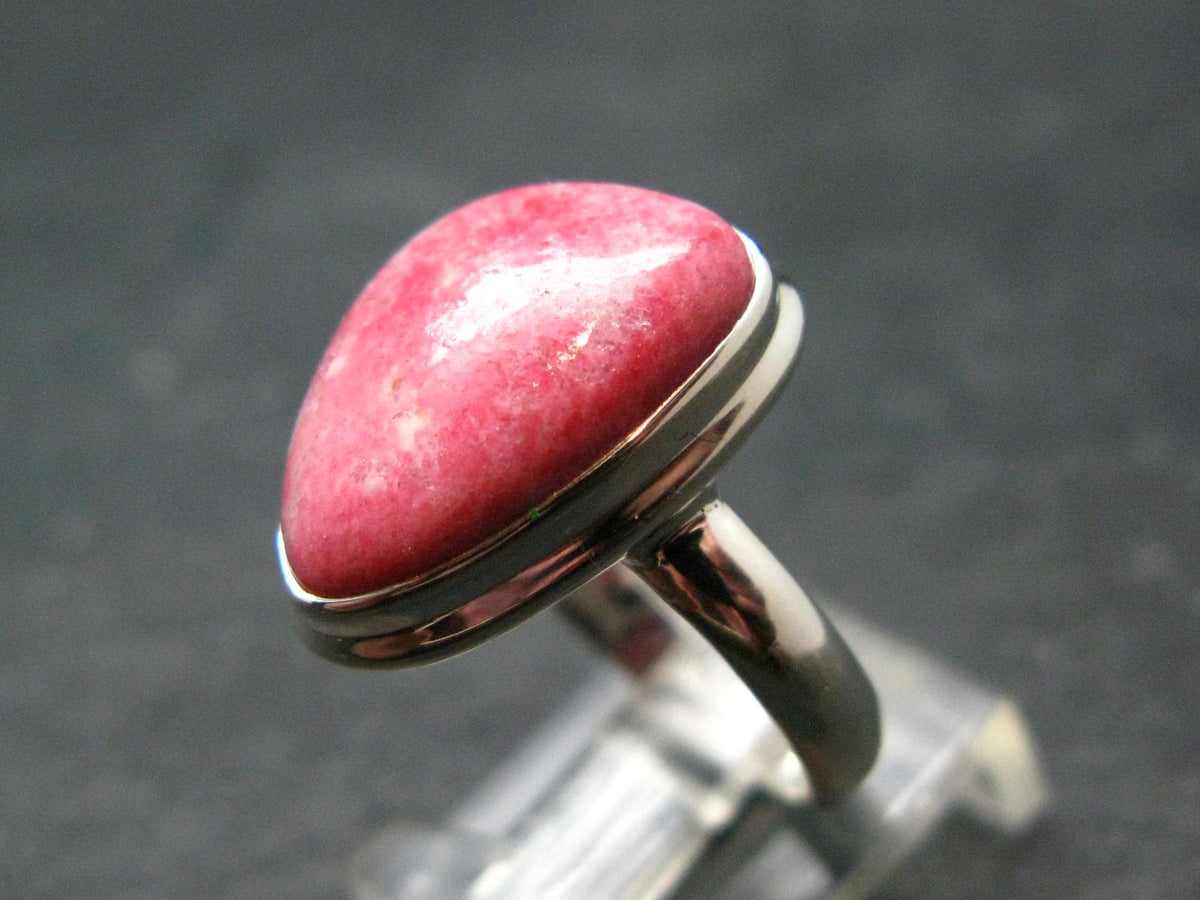 Thulite Silver Pendant From Norway - 5.21 Grams - Size 8