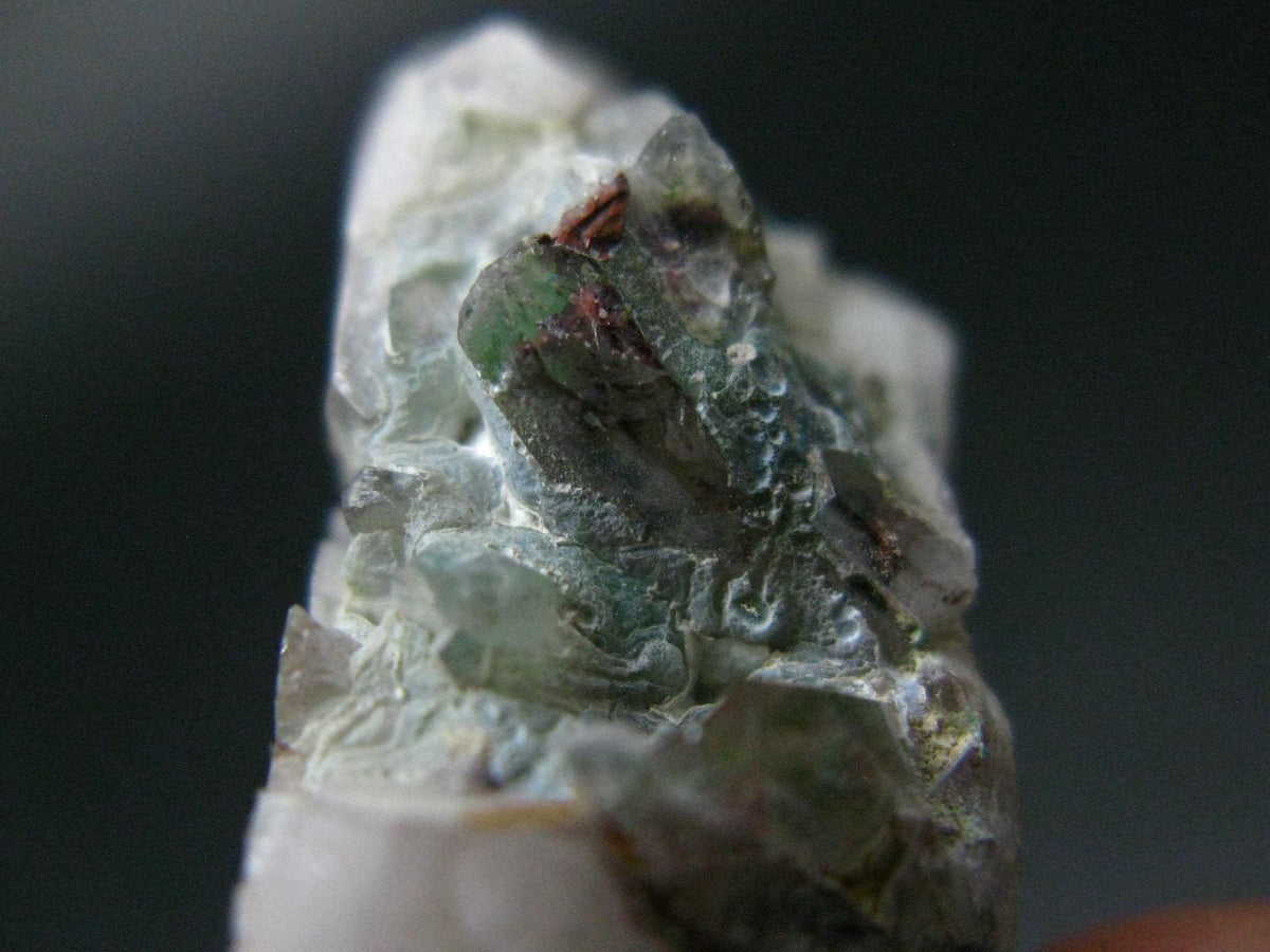Ajoite In Quartz Crystal From South Africa - 0.6" - 40.61 Carats