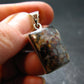Zincite Franklinite Willemite Silver Pendant From USA - 1.3" - 6.38 Grams