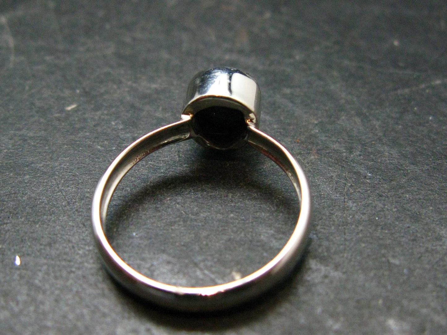 Terminated Brookite Crystal Silver Ring From Arkansas - Size 7 - 2.22 Grams