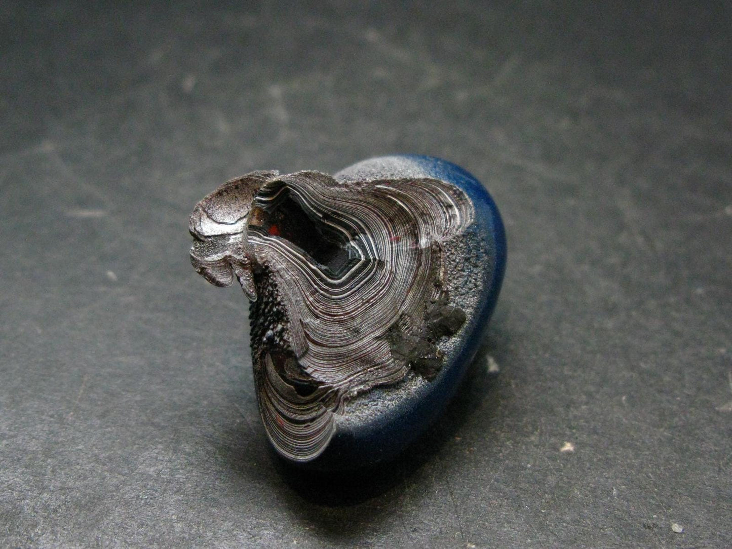 Very Cool Fordite "Detroit Motor City Agate" from Michigan - 1.3"- 8.68 Grams