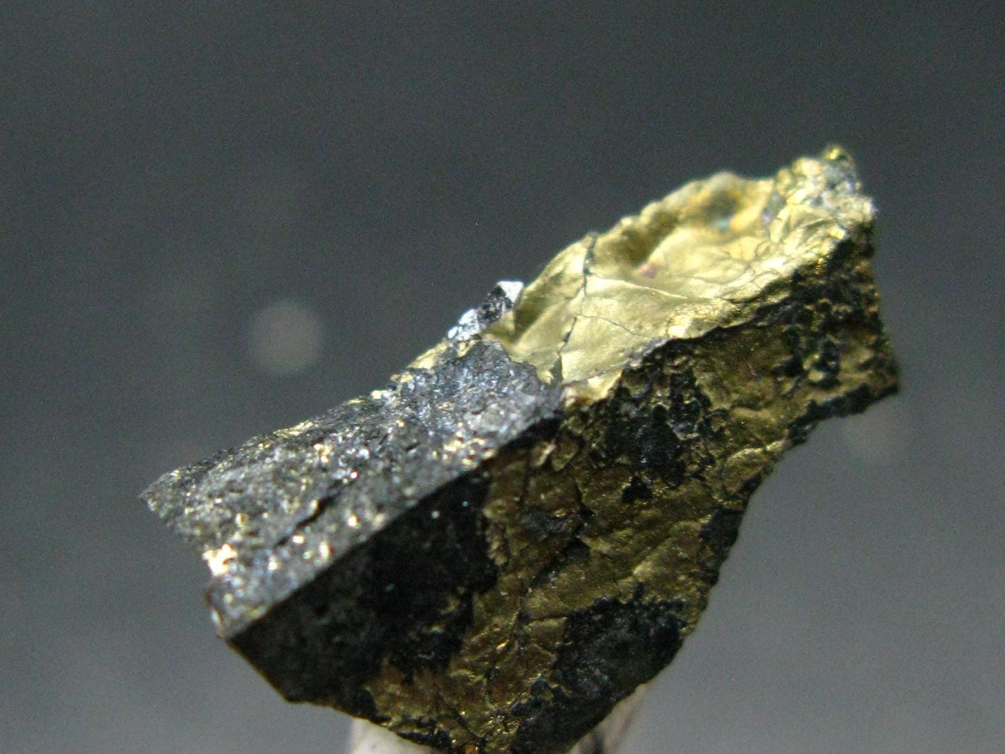 Sperrylite Crystal On Matrix From Russia - 0.7" - 1mm Crystal
