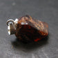 Rare Zircon Crystal Silver Pendant From Tanzania - 0.7" - 2.6 Grams