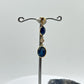 Natural Blue Sapphire Drop Pendant | Gold Bezel September Birthstone