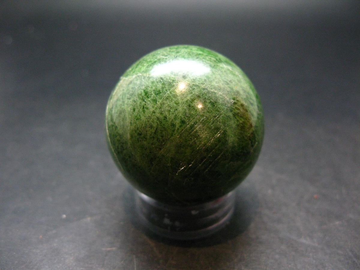 Gem Chrome Diopside Ball Sphere From Russia - 1.7"- 145.44 Grams