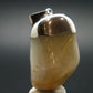 Rutilated Quartz Silver Pendant From Brazil - 1.5"