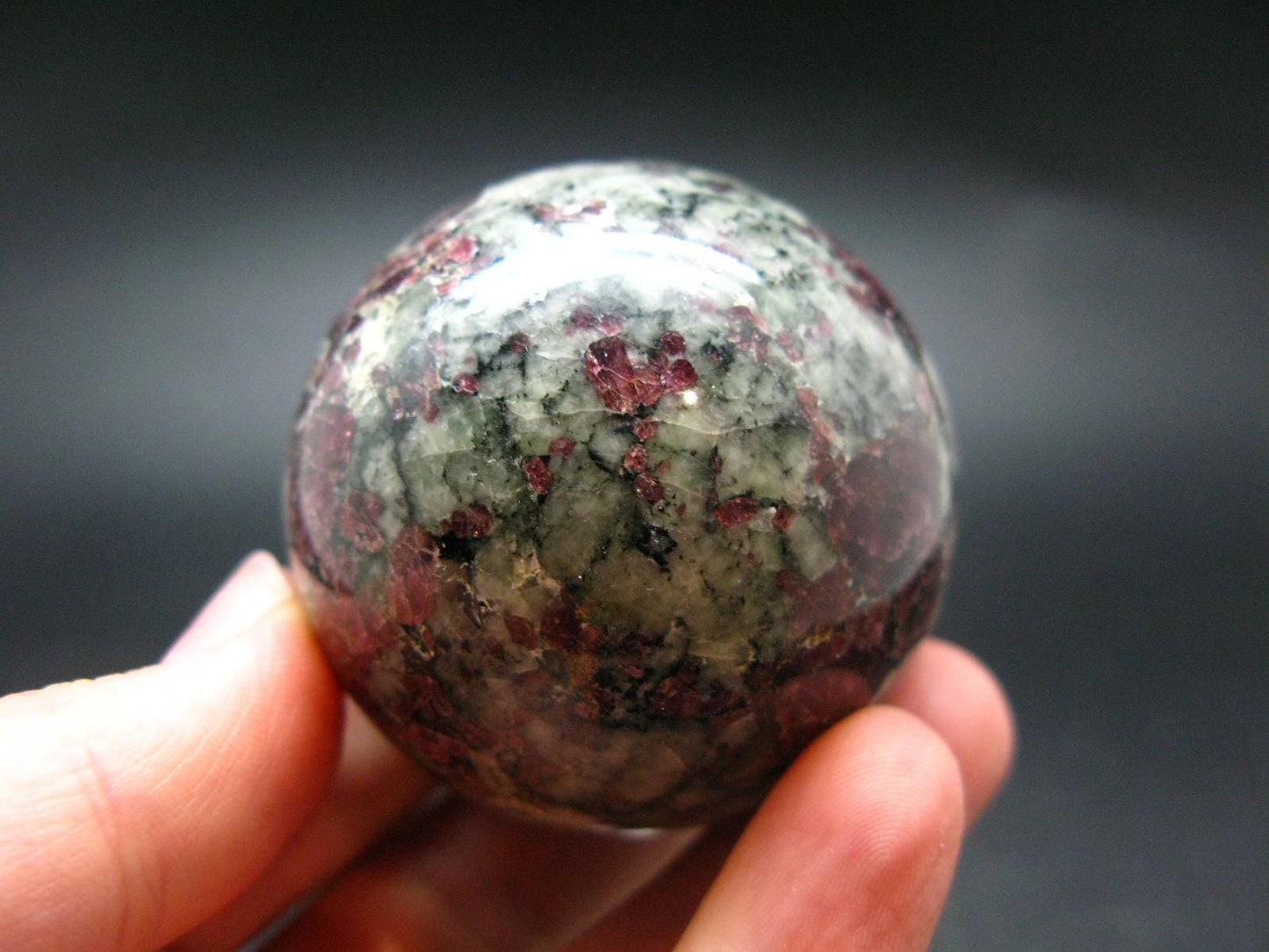 Rare Eudialyte Sphere Ball From Russia - 1.8" - 141.64 Grams