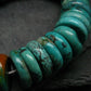 Turquoise Genuine Untreated Bracelet ~ 8 Inches ~ 18mm Rondelle Beads