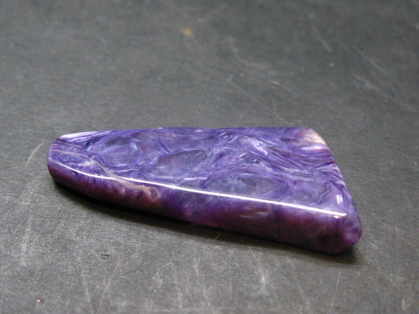Large Nice Charoite Tumbled Stone from Russia - 5.92 Grams - 1.6"
