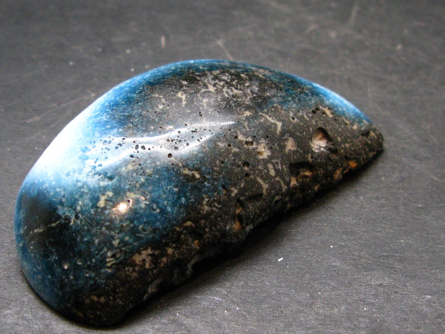 Blue Ice Glacierite Tumbled Stone from Indonesia - 2.4" - 52.15 Grams