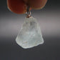 Natural Unheated Raw Gemmy Rich Blue Topaz Pendant from Brazil - 0.9" - 4.11 Grams