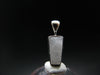 Raw Rare Natrolite Crystal Silver Pendant From Russia - 0.7" - 1.18 Grams
