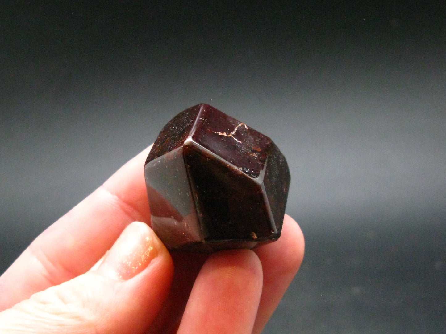 Red Almandine Garnet Crystal From India - 0.8" - 43.7 Grams