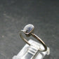 Benitoite Silver Ring From California - Size 8 - 1.92 Grams