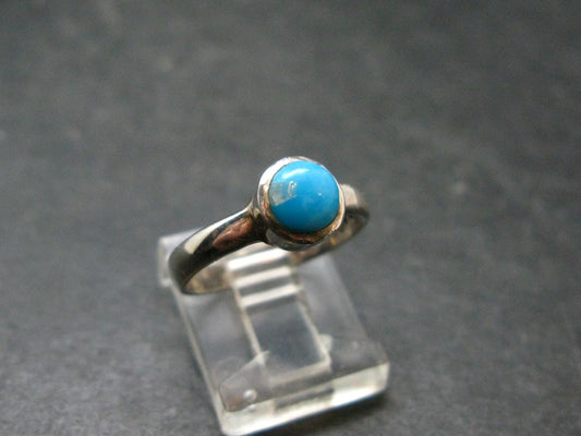 Genuine Turquoise Sterling Silver Ring - 2.14 Grams - Size 6