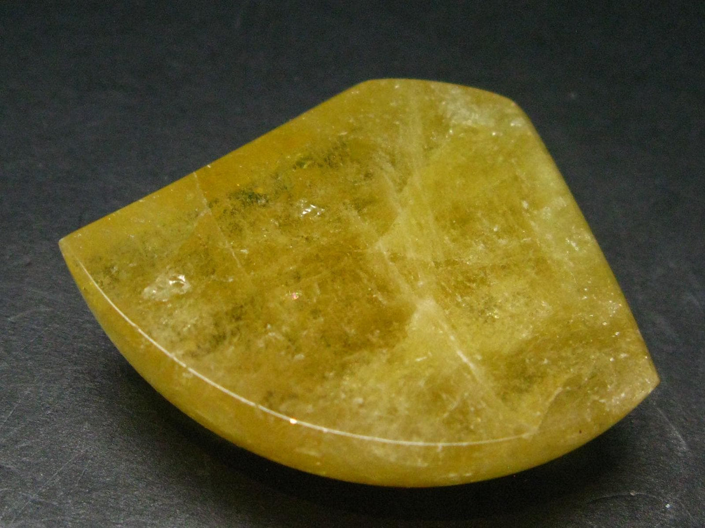 Rare Agni Gold Danburite Polished Stone From Tanzania - 43.40 Carats - 0.8"