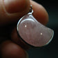 Pink Morganite Silver Pendant From Brazil - 1.1" - 3.26 Grams