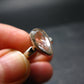Phenakite Phenacite Crystal Facetted Silver 2.71 Carats Ring From Russia - Size 6 - 2.27 Grams