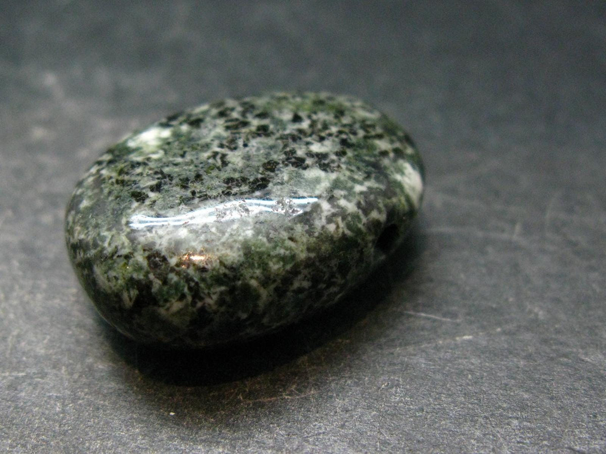 Rare Stonehenge Preseli Bluestone Metal Free Pendant From Wales UK - 1.1" - 13.65 Grams