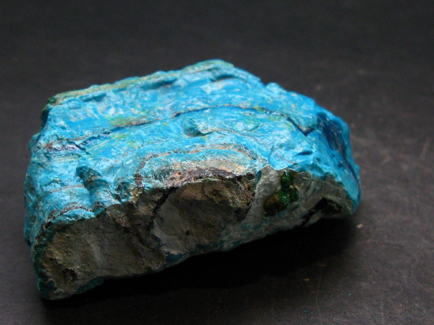 Raw Chrysocola Piece from Peru - 2.6" - 92.93 Grams