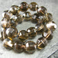 Smoky Quartz Genuine Bracelet ~ 7 Inches ~ 8mm Facetted Beads