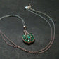 Emerald Silver Pendant W/Chain From Colombia - 3.68 Grams Total