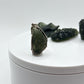 Raw Moldavite Sterling Silver Pendant - 7.07 Grams