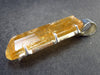 Fire Gem!! Natural Large Imperial Topaz Crystal Pendant In Sterling Silver From Zambia - 2.1" - 14.7 Grams