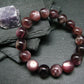 Lepidolite Genuine Bracelet ~ 7.5 Inches ~ 12mm Round Beads