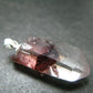 Phantom Hematite in Quartz Crystal Pendant From India - 1.2" - 4.33 Grams