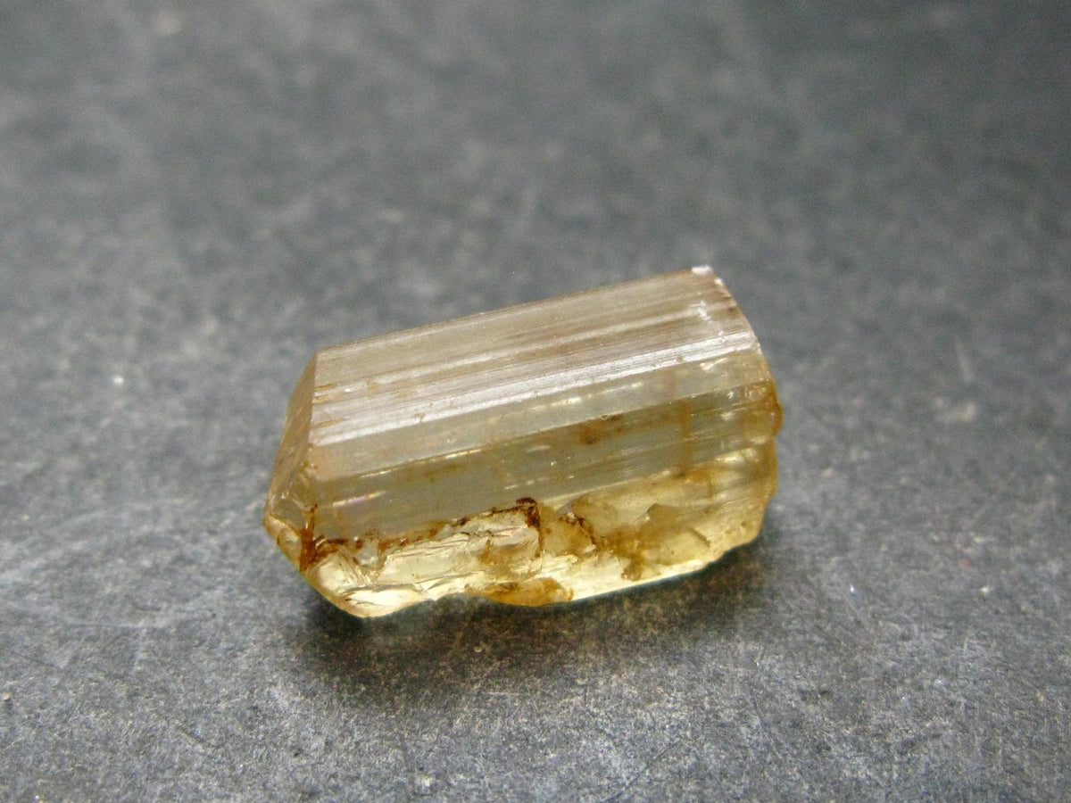 Large Perfect Golden Scapolite Crystal from Tanzania - 2.54 Grams - 0.7"