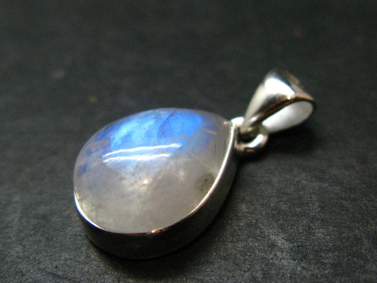 Natural Glow From Inside Moonstone 925 Silver Pendant - 1.0" - 3.63 Grams