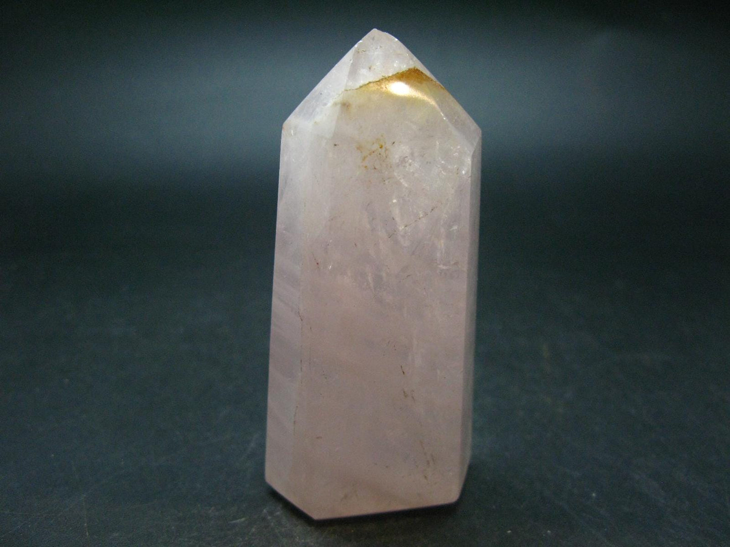 Symbol of Love and Beauty!! Large Rich Pink Rose Quartz Obelisk from Madagascar - 3.2 "