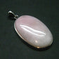 Pink Opal Sterling Silver Pendant From Peru - 1.6"