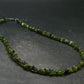 Lightweight Tumbled Green Tourmaline Beads Necklace from Brazil - 19" - 19.70 Grams