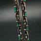 Emerald Silver Bracelet From Colombia - 7.63 Grams Total