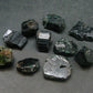 Rare Lot of 10 Usambara Chrome Tourmaline Crystals From Tanzania - 128 Carats