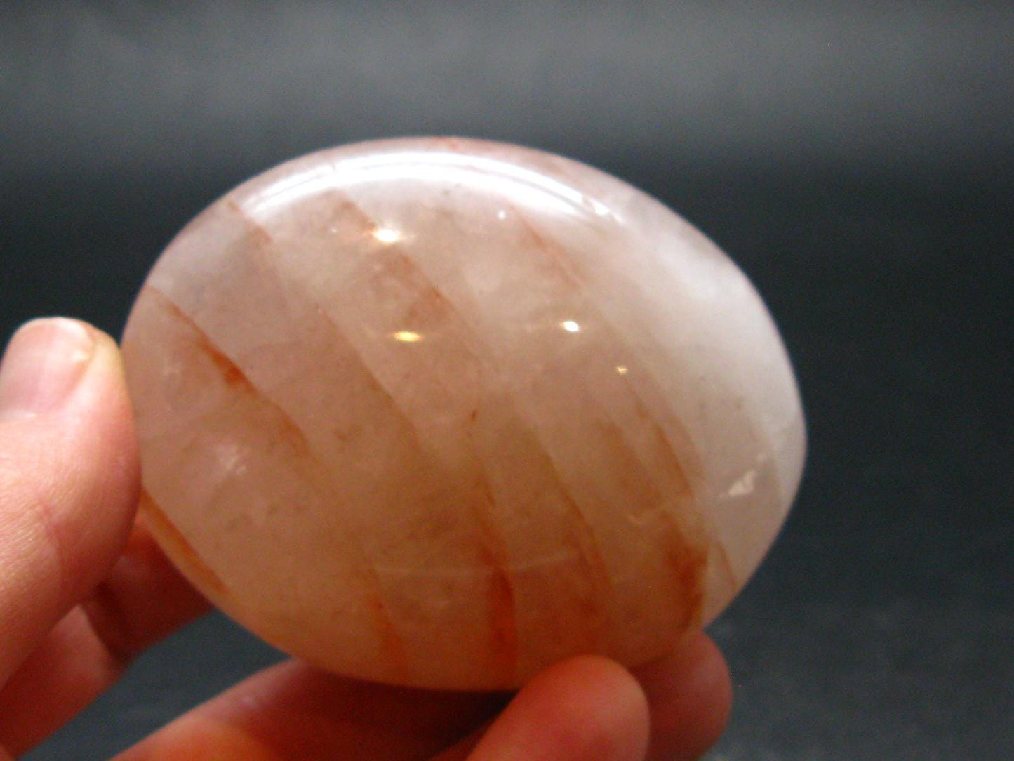 Pink Fire Azeztulite Agnitite Tumbled Stone From Madagascar - 2.3" - 109.87 Grams