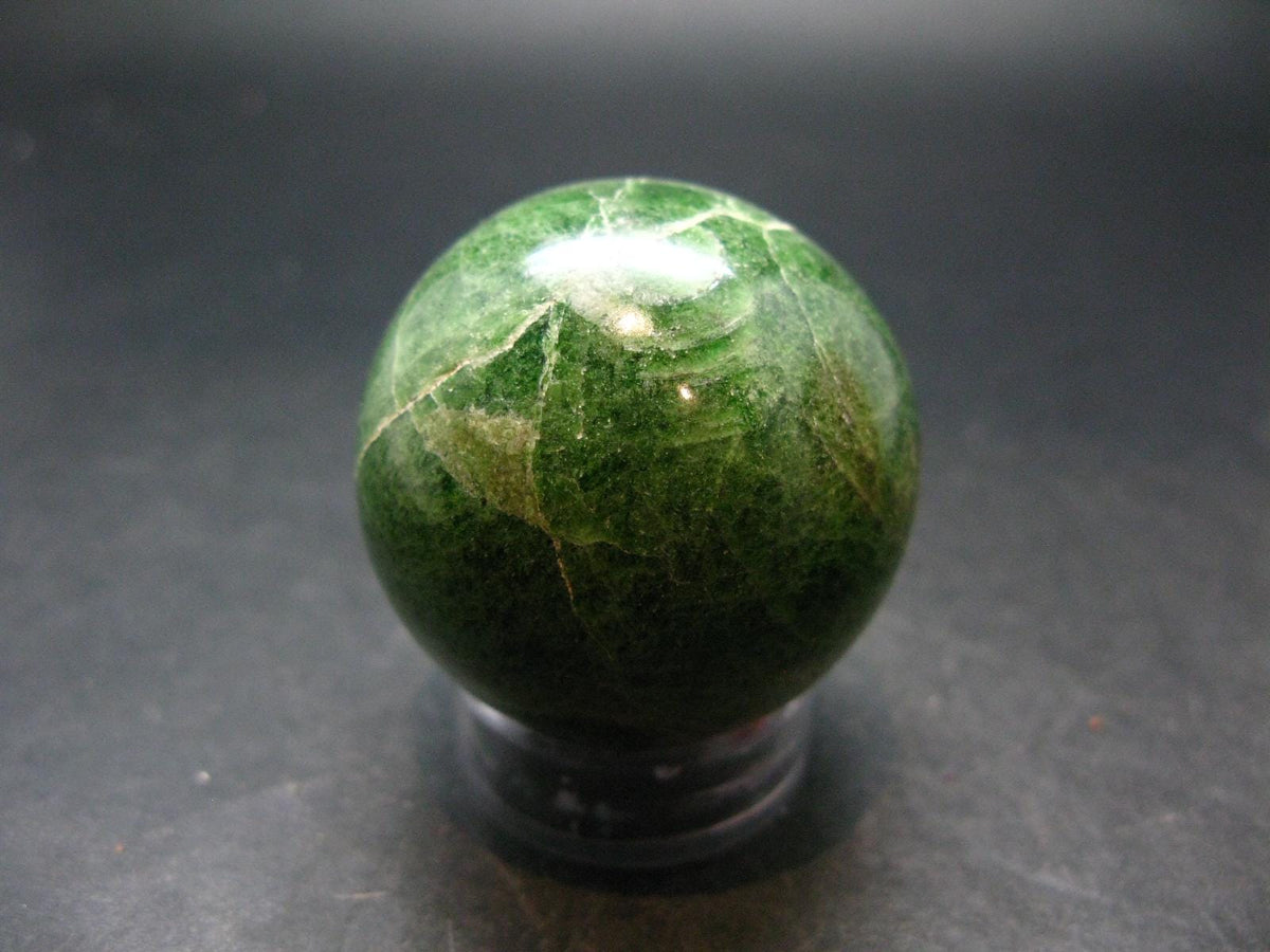 Gem Chrome Diopside Ball Sphere From Russia - 1.7"- 145.44 Grams