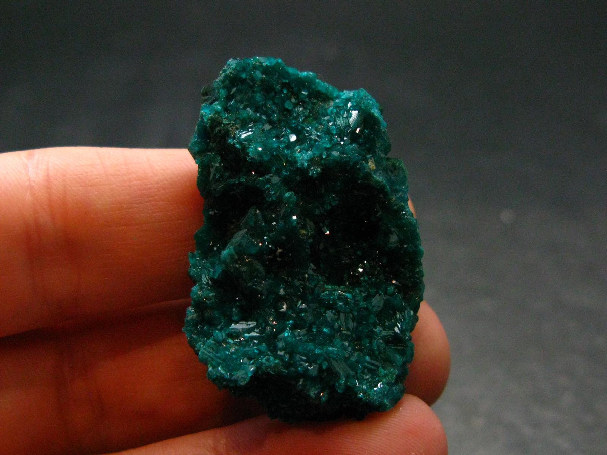 Very Nice Dioptase Cluster from Congo - 1.5" - 7.73 Grams