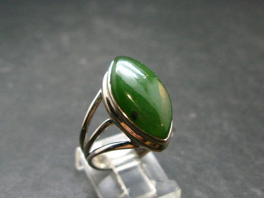 Nephrite Jade Ring From Canada - Size 7 - 6.44 Grams