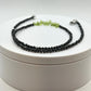Peridot and Black Spinel Necklace | August Birthstone Jewelry