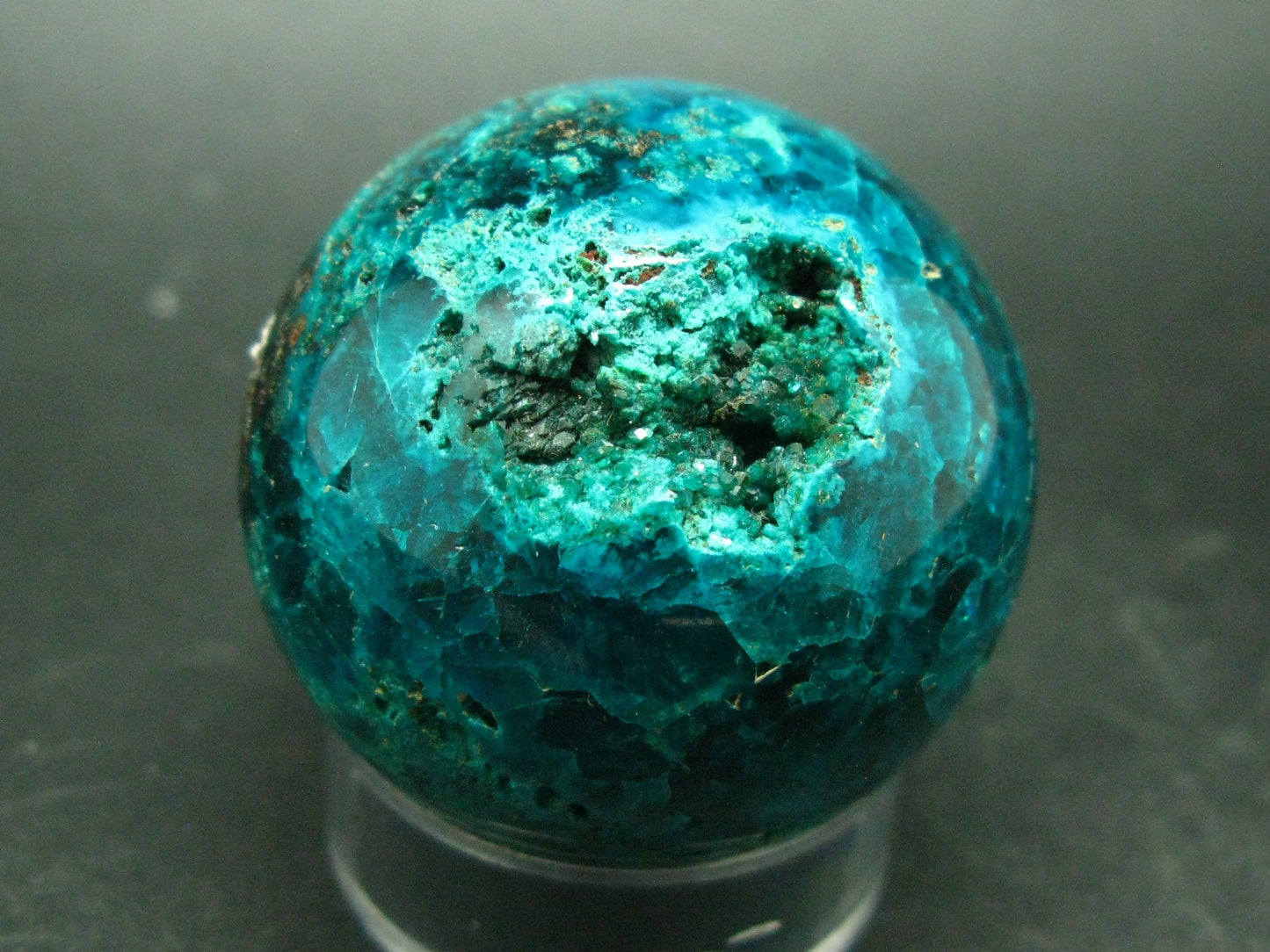 Very Rare 100% Pure Dioptase Sphere Ball from Congo - 1.6"