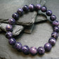 Tiffany Stone Violet Opal Genuine Bracelet ~ 7 Inches ~ 10mm Round Beads