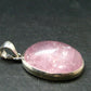 Pink Morganite Silver Pendant From Brazil - 1.5" - 9.71 Grams